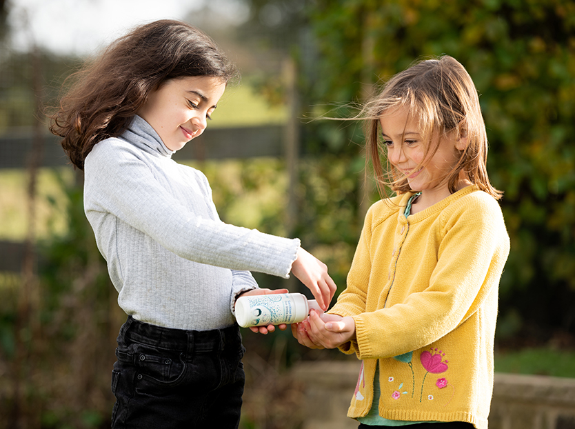 kids safe alchohol free hand sanitiser